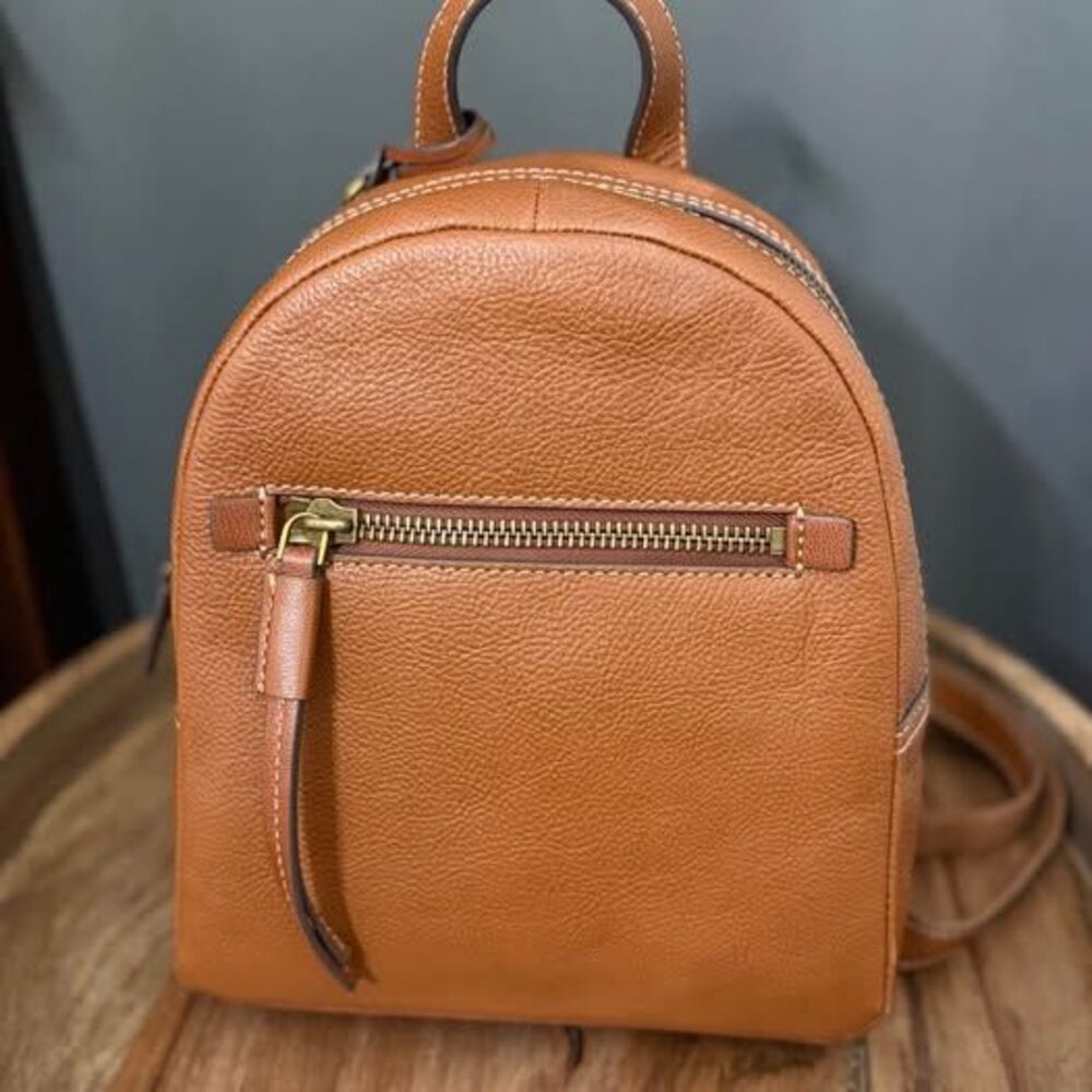 Fossil Leather Mini Backpack